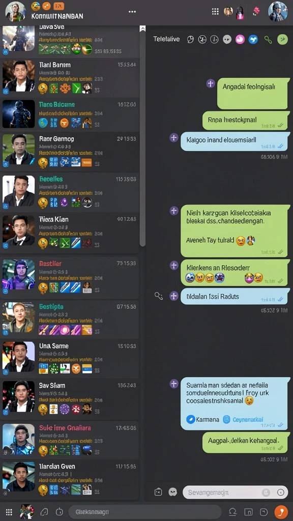 k3k3 - Karakter yang dapat dipilih dengan beragam kemampuan.