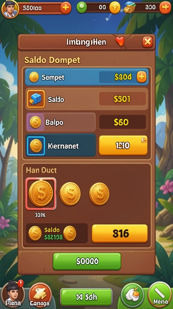 sjo777 - Screenshot aplikasi SJO777 menunjukkan fitur bonus saat permainan berlangsung.