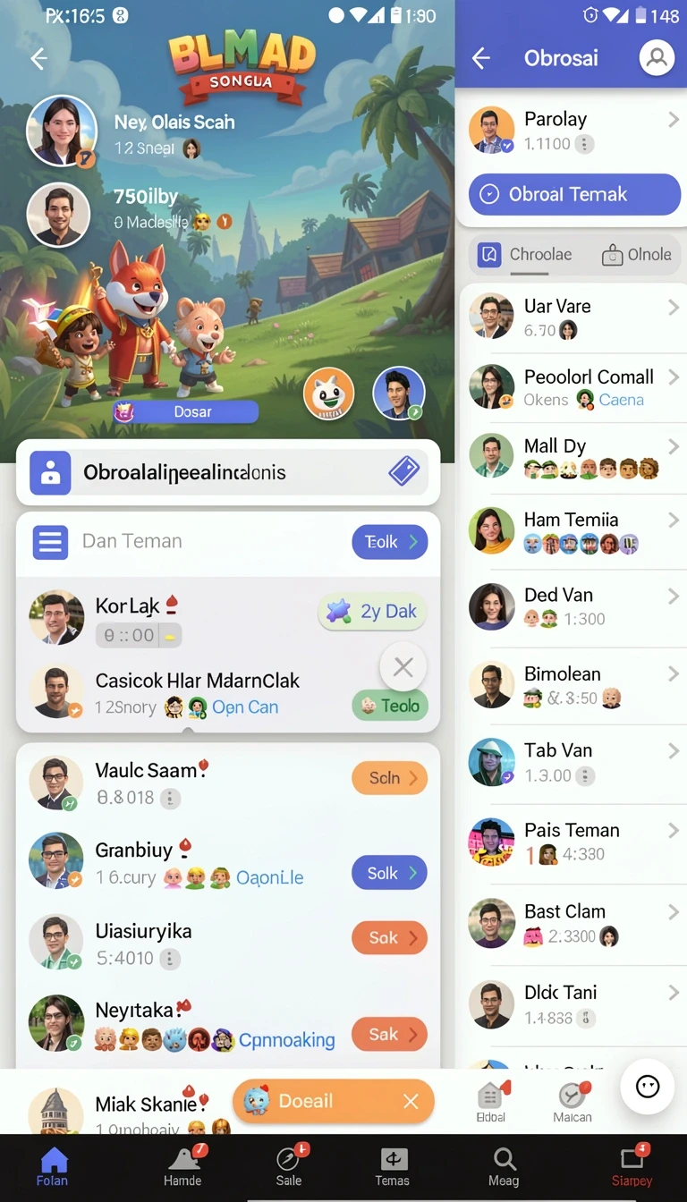 spingold - Screenshot memperlihatkan salah satu level permainan yang menantang.