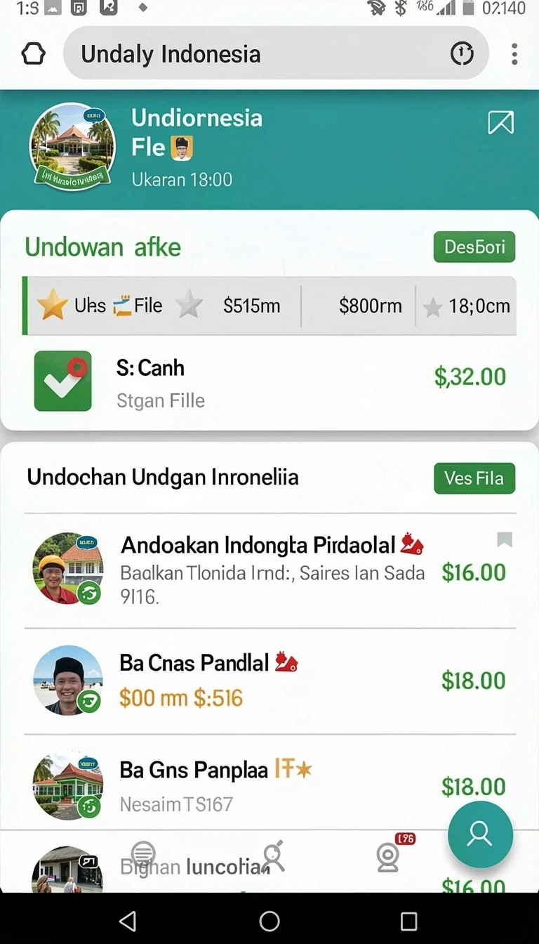 ungutoto - Tampilan antarmuka yang ramah pengguna.